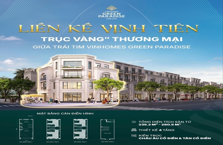 🔥 LIỀN KỀ VỊNH TIÊN – “TRỤC VÀNG” THƯƠNG MẠI GIỮA TRÁI TIM VINHOMES GREEN PARADISE